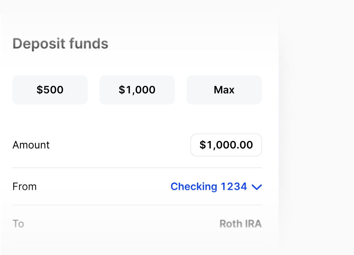 IRA Deposit